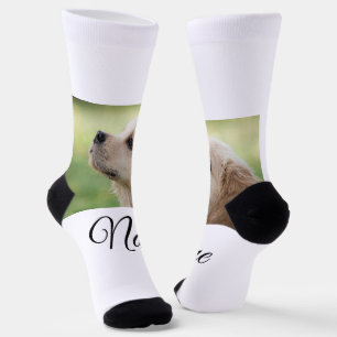 Calcetines Simple y colorido animal añadir nombre personaliza
