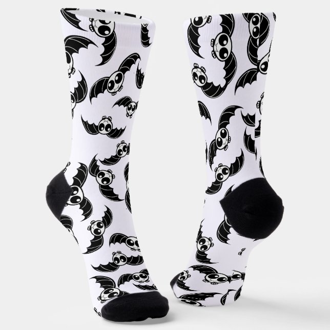 Calcetines Skeleton Bats Halloween (Angular)