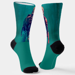 Calcetines SlipperyJoe figura de zombie aterradora aislada om