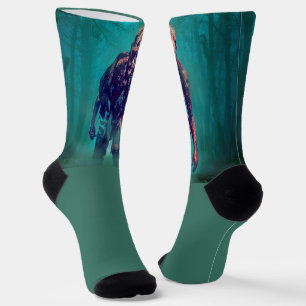 Calcetines SlipperyJoe figura de zombie aterradora aislada om
