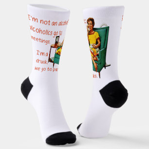 Calcetines SlipperyJoe socializando a la mujer de la cosecha 