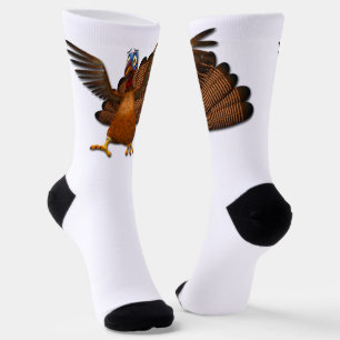 Calcetines SlipperyJoe's Día de Acción de Gracias grazna resp