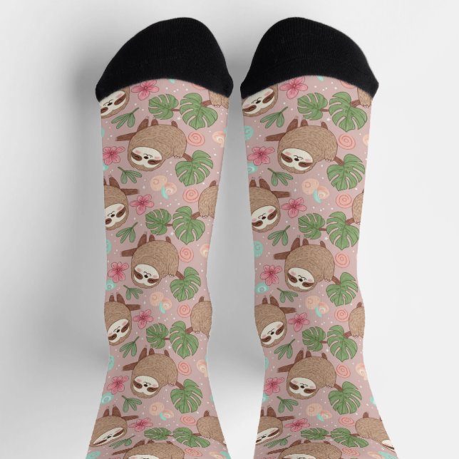 Calcetines Sloth Tropical Dream (Arriba)