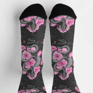 Calcetines Snakes and pink roses