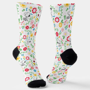 Calcetines Snoopy So Sweet Flower Pattern