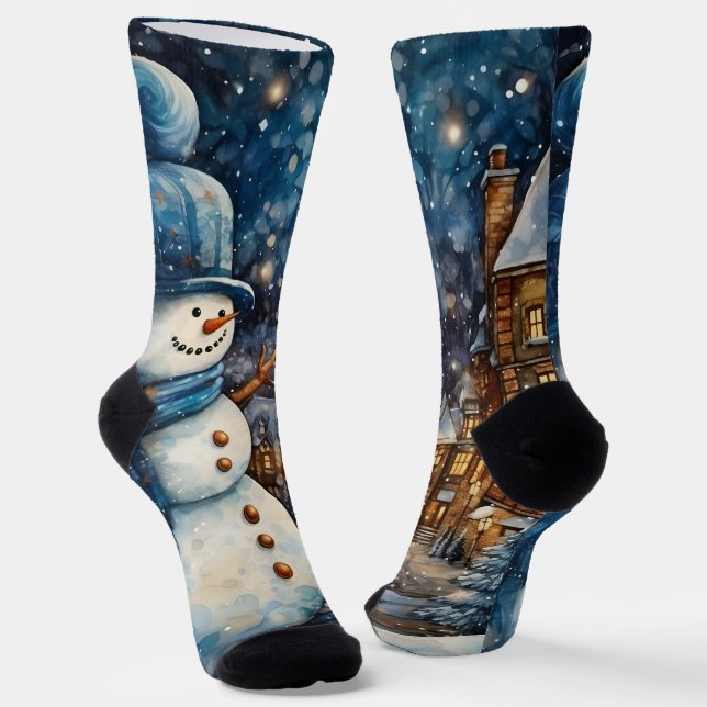 Calcetines Snowley Winter Town Wonderland (Angular)