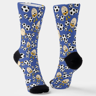 Calcetines Soccer Egghead Pattern Socks