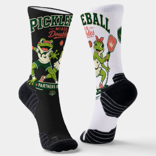 Calcetines Socios de rana lindos en diseño divertido de depor