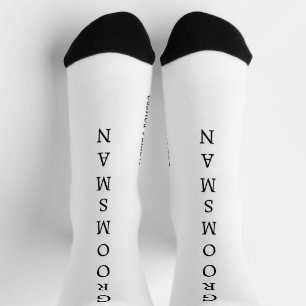 Calcetines Socks Bodas GRUPOS blancos y negros personalizados