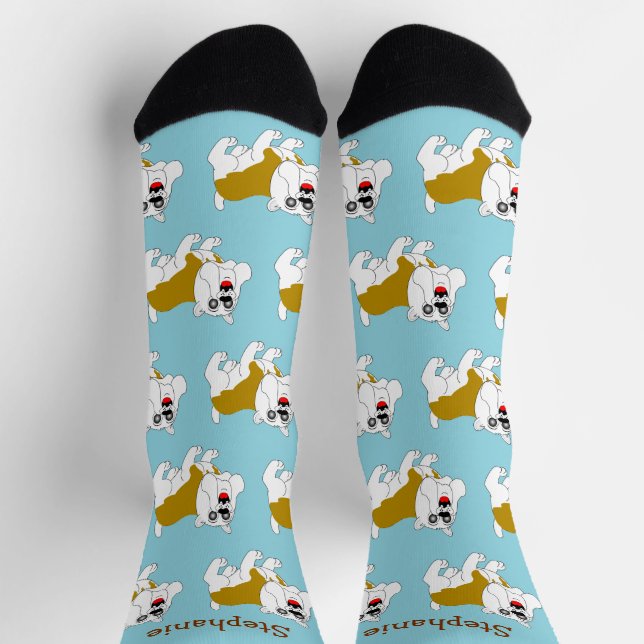 Calcetines Socks British Bulldog Design (Arriba)