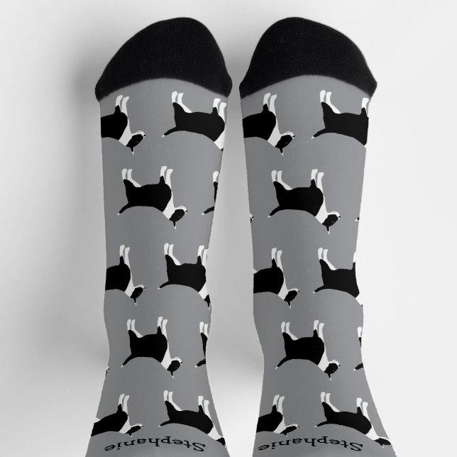 Calcetines Socks Bull Terrier Dog Design (Arriba)