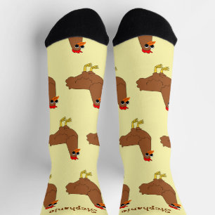 Calcetines Socks Chicken Design