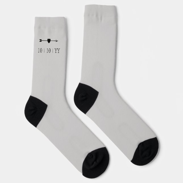 Calcetines Socks de aniversario | Gris (Derecha)