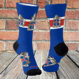 Calcetines Socks de bandera islandesa, patriotas de Islandia 