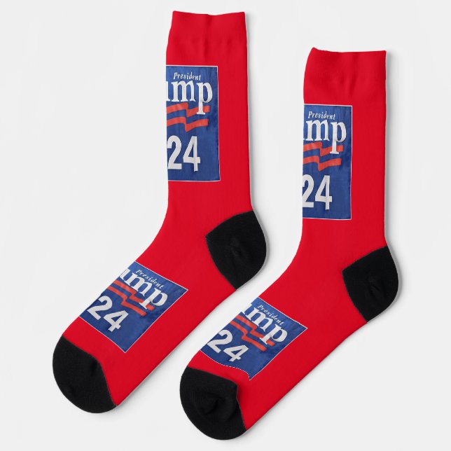 Calcetines Socks de bandera Trump2024 (Izquierda)