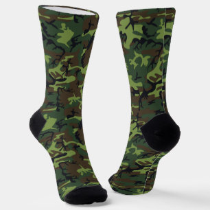 Calcetines Socks de camo verde militar