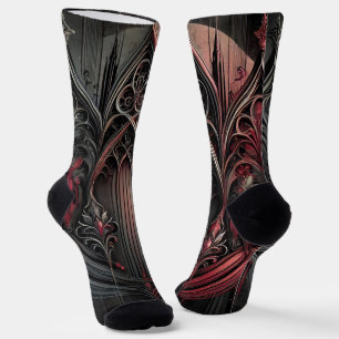 Calcetines Socks de elegancia gótica