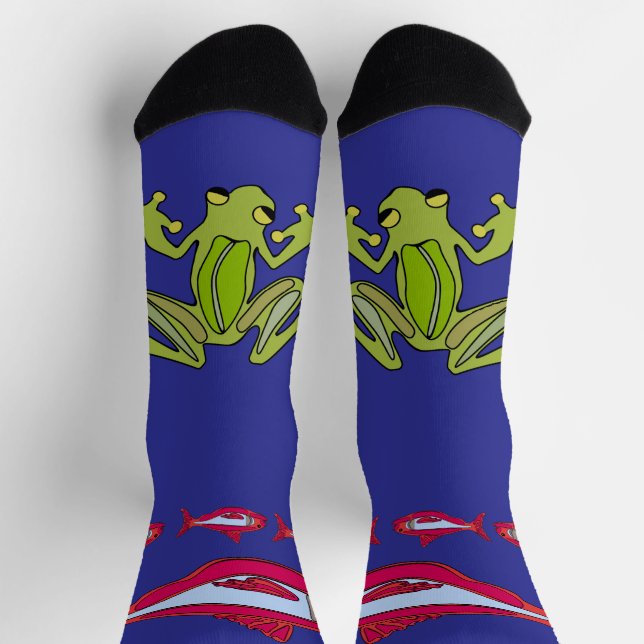 Calcetines Socks de equipo rojo Fish@Frog (Arriba)
