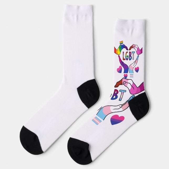 Calcetines Socks de equipos LGBT (Izquierda)