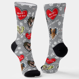 Calcetines Socks de fotos de perros personalizados | Calcetin