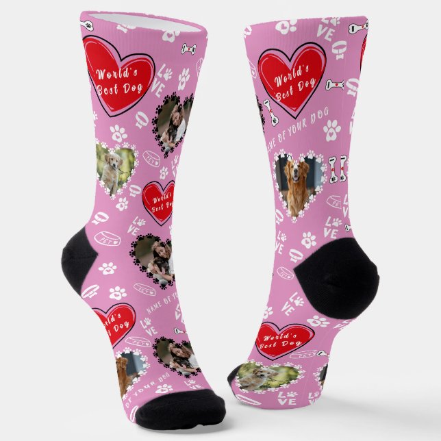 Calcetines Socks de fotos de perros personalizados | Calcetin (Angular)