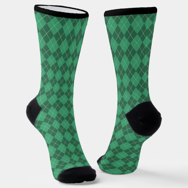 Calcetines Socks de golf Green Argyle (Angular)