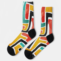 Socks de impresión de patrones - Moda de Personali