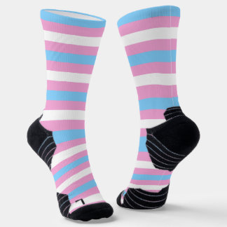 Calcetines Socks de la bandera del Orgullo Transgénero