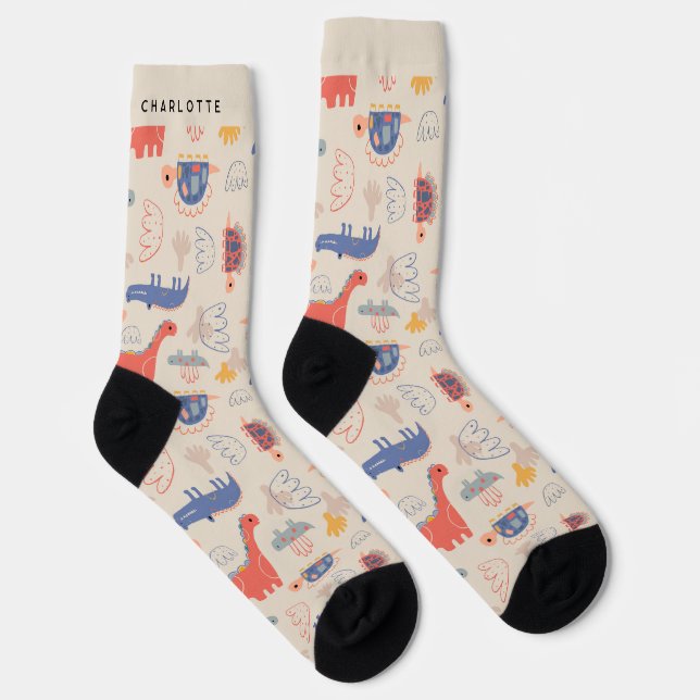 Calcetines Socks de nombres personalizados (Derecha)