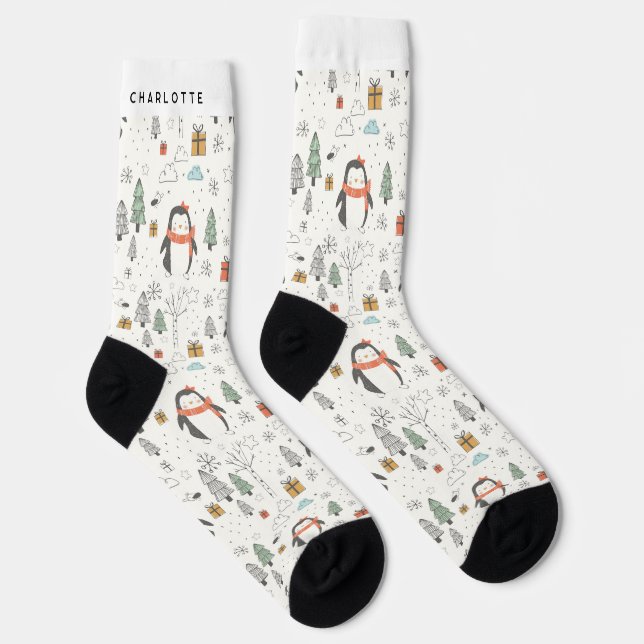 Calcetines Socks de nombres personalizados (Derecha)