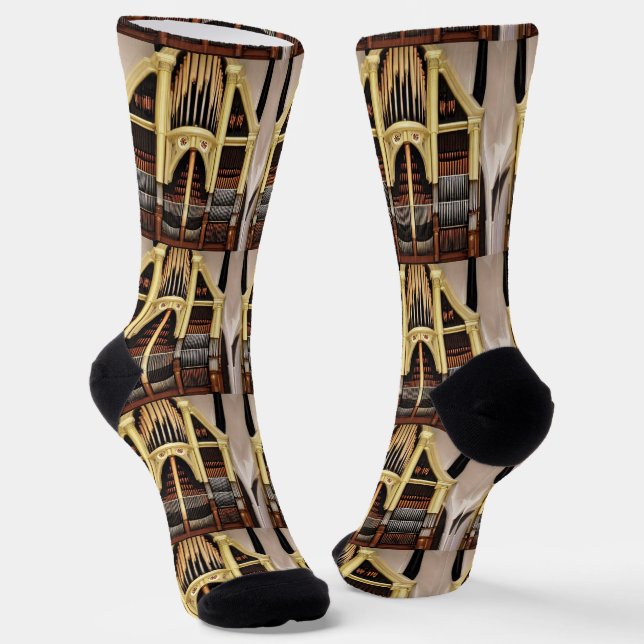 Calcetines Socks de órganos de tubería de la tripulación (Angular)