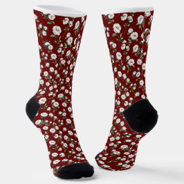 Calcetines Socks de patrón de flor
