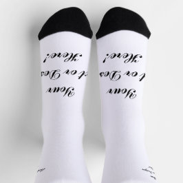Calcetines Socks de personalizable - Agregar el texto o el di