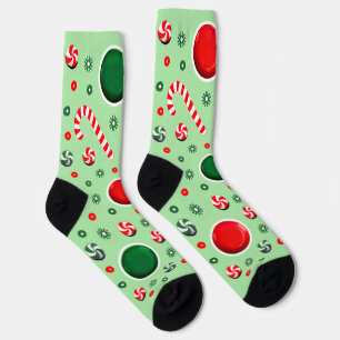 Calcetines Socks de regalos de vacaciones de golf de disco
