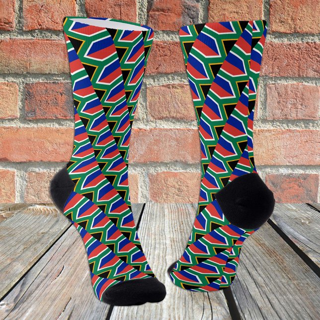 Calcetines Socks de Sudáfrica, moda patriótica Bandera africa (Subido por el creador)
