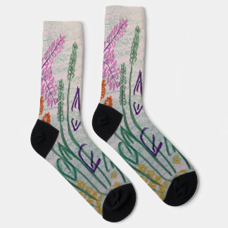 Calcetines Socks de tripulación Resumen Diseño de botánicos