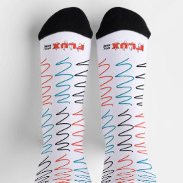 Calcetines Socks de tripulaciones con patrones de "Flux Swirl