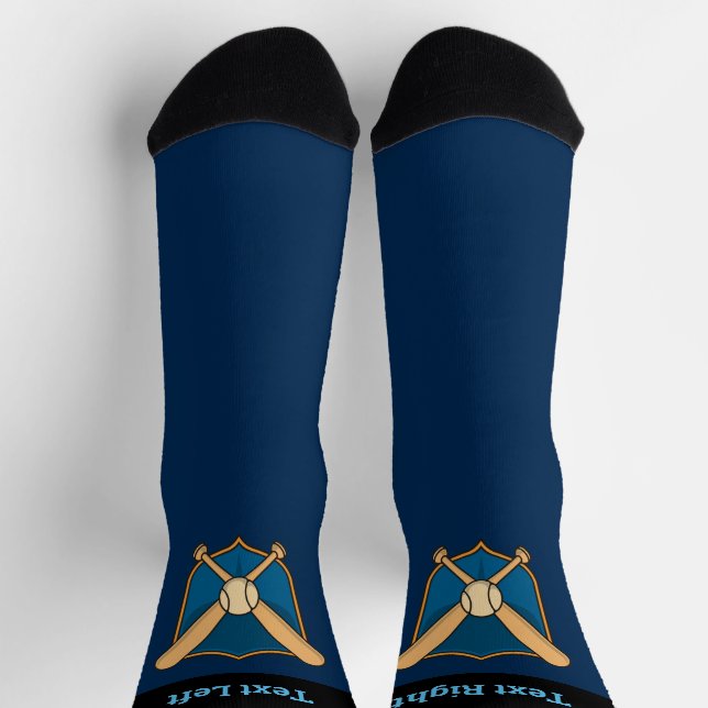 Calcetines Socks del Escudo del Béisbol (Arriba)