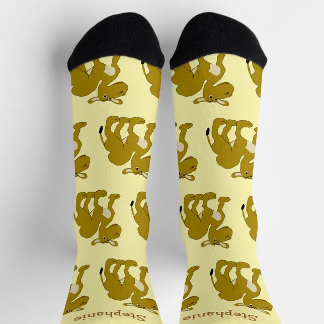 Calcetines Socks Dromedary Camel Design (Arriba)