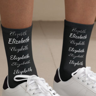 Calcetines Socks editables personalizados con script de nombr