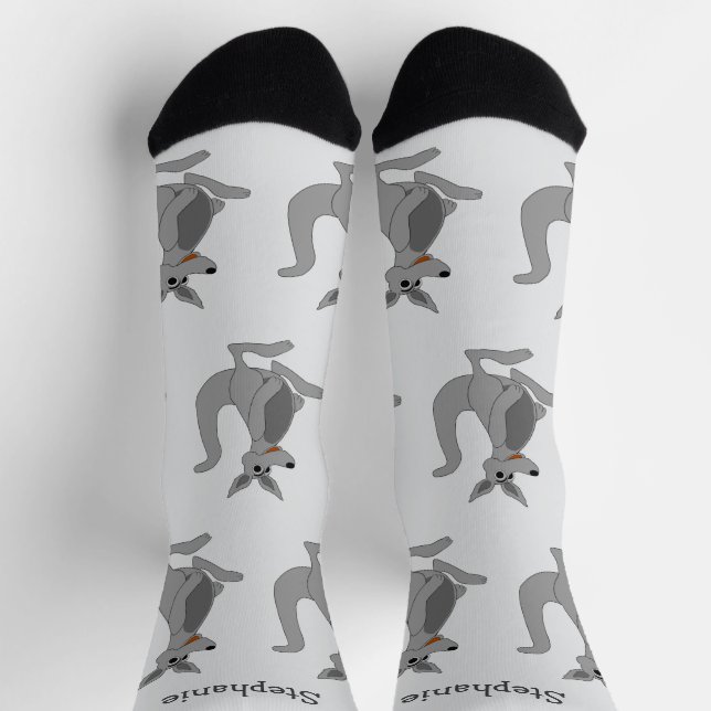 Calcetines Socks Kangaroo Design (Arriba)