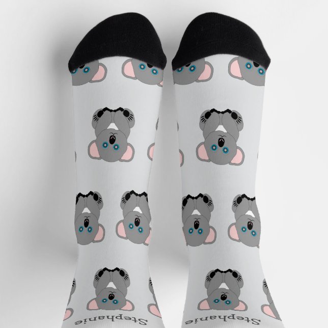 Calcetines Socks Koala Bear Design (Arriba)