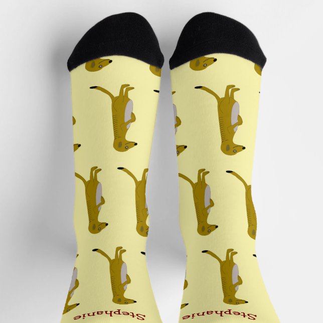 Calcetines Socks Meerkat Design (Arriba)