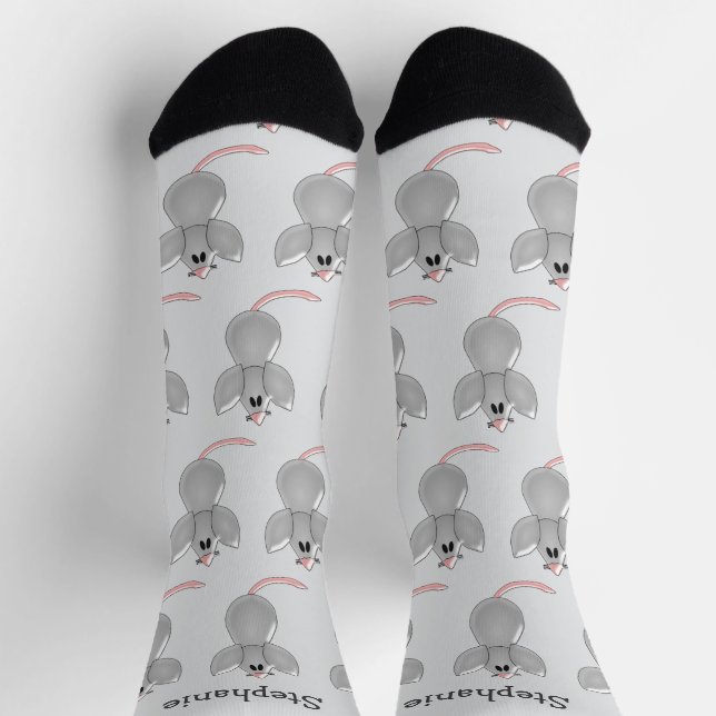 Calcetines Socks Mouse Design (Arriba)