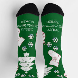 Calcetines Socks Navidades personalizados - verde