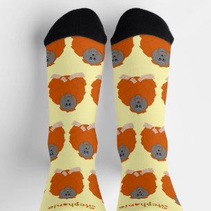 Calcetines Socks Orangutan Design