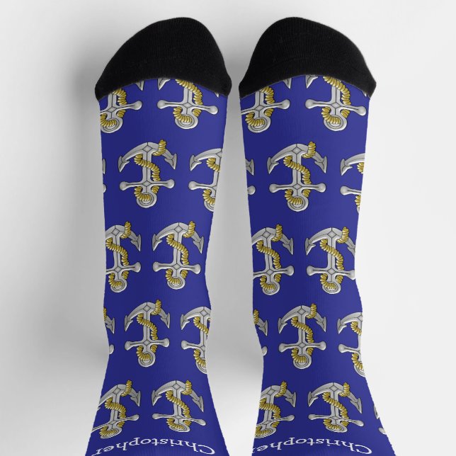 Calcetines Socks Rope Y Anchor Design (Arriba)