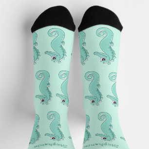 Calcetines Socks Seahorse Design