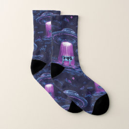 Calcetines Socks temáticos del espacio de secuestro de vacas 