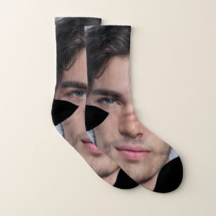 Calcetines Socks todo-sobre-impresión sencillos de Collage de